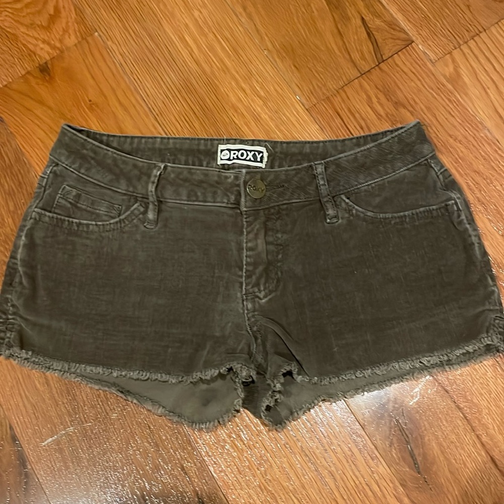 Juniors Roxy Corduroy Shorts Size 3.